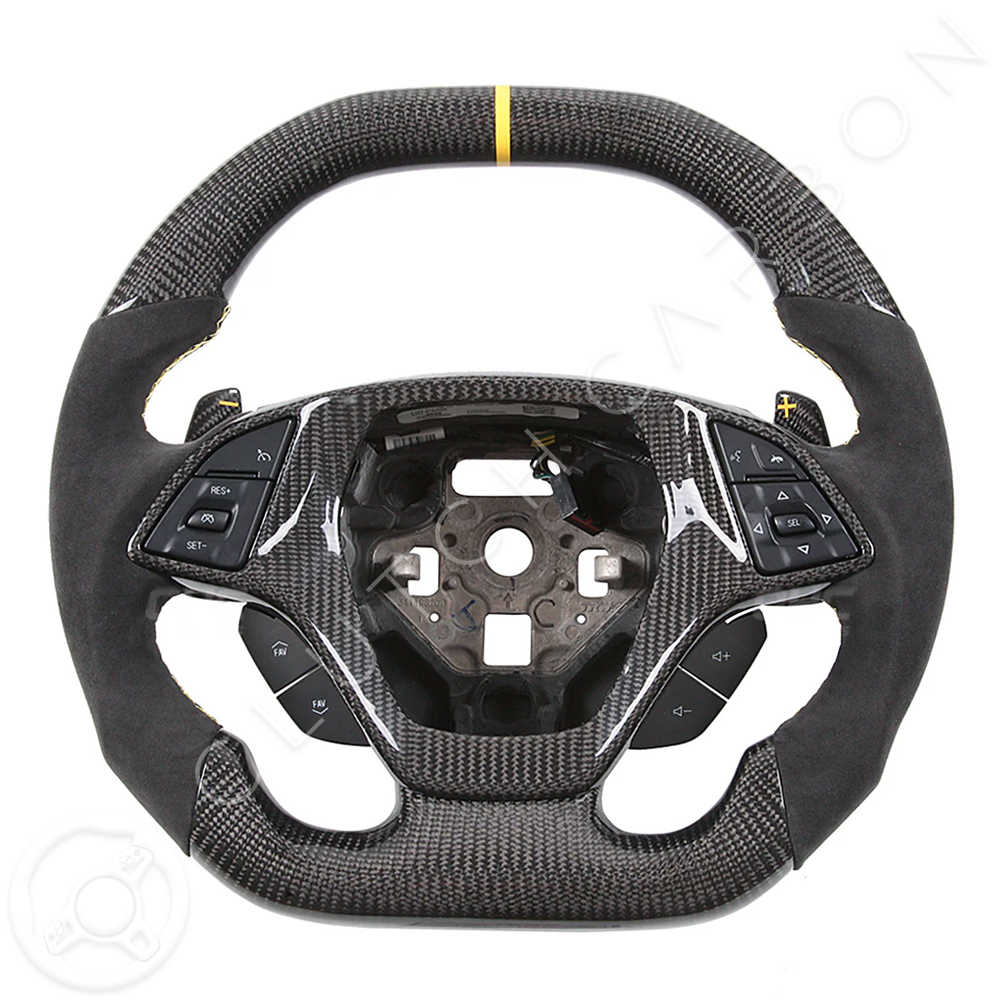 Custom Carbon Fiber Steering Wheel for Chevrolet Corvette C7 / Camaro Gen 6