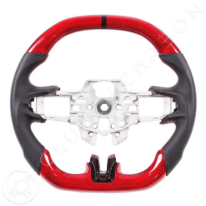Custom Carbon Fiber Steering Wheel for Ford Mustang S550