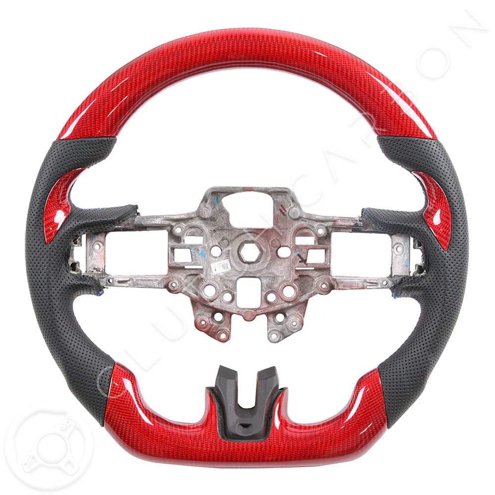 Custom Carbon Fiber Steering Wheel for Ford Mustang S550