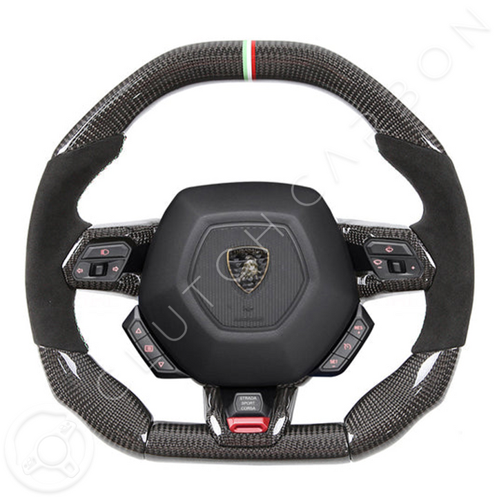 Custom Carbon Fiber Steering Wheel for Lamborghini Huracan