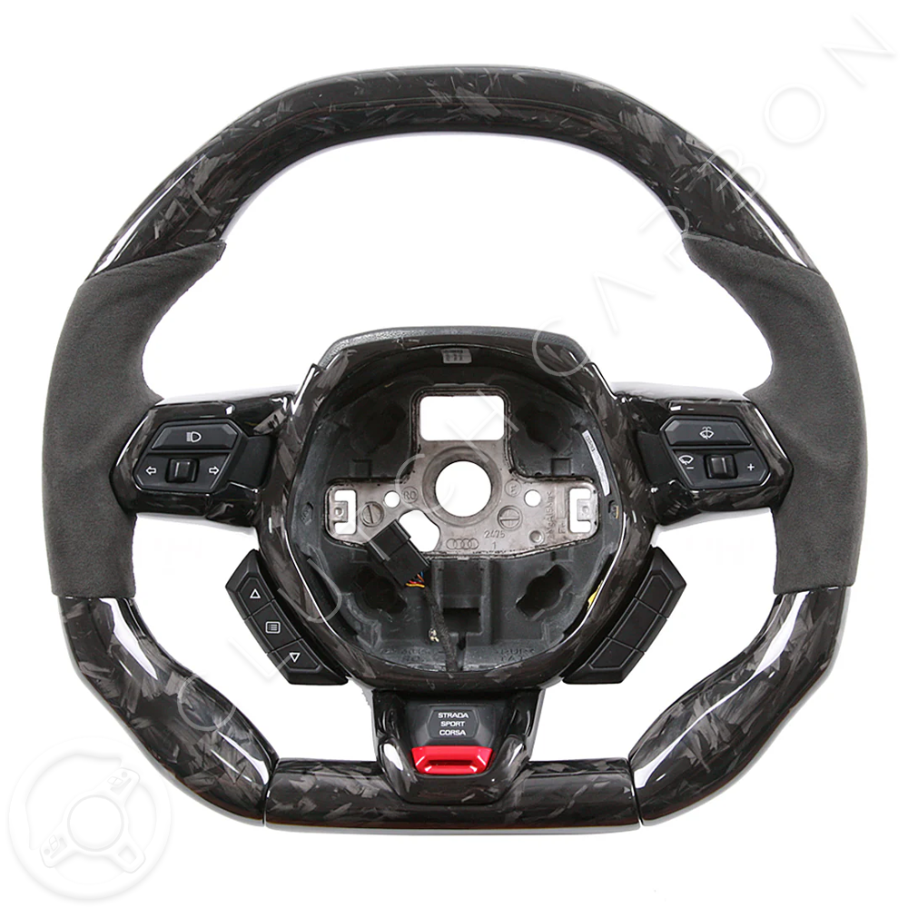 Custom Carbon Fiber Steering Wheel for Lamborghini Huracan
