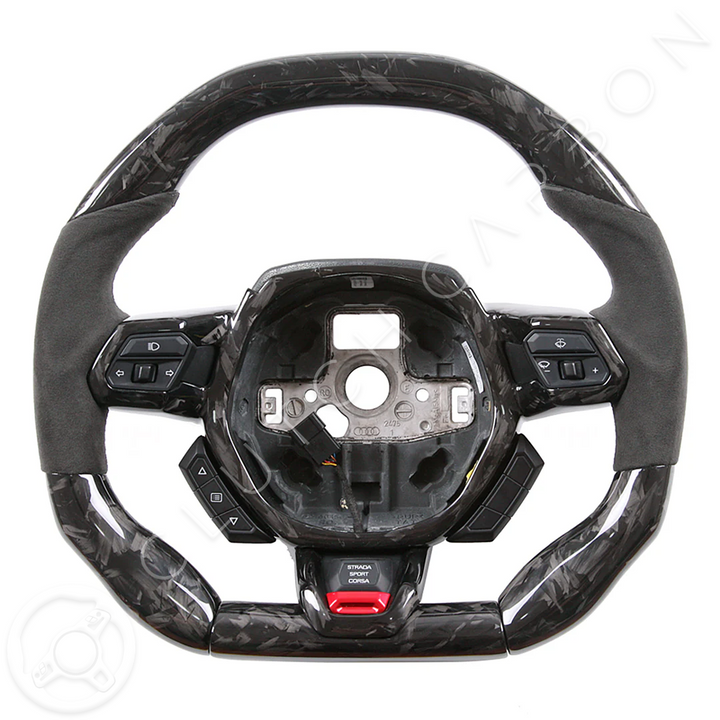 Custom Carbon Fiber Steering Wheel for Lamborghini Huracan